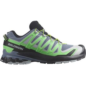 Trailrunning schoen Salomon Men XA PRO 3D V9 Flint Stone Green Gecko Black-Schoenmaat 44,5