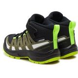 Salomon - XA Pro V8 Mid CSWP - Trailrunning Schoen - Black/Deep Lichen Green/Safety Yellow - ClimaSalomon Waterproof