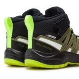 Salomon - XA Pro V8 Mid CSWP - Trailrunning Schoen - Black/Deep Lichen Green/Safety Yellow - ClimaSalomon Waterproof