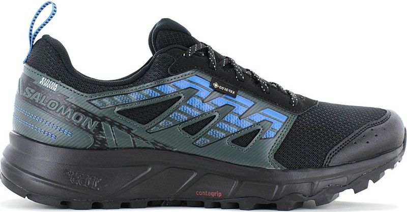 SALOMON Wander Wandelschoenen - Black / Darkest Spruce / Ibiza Blue - Gore-Tex