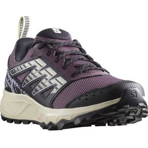 Trailrunning schoen Salomon Women Wander Moonscape Black Pastel Lilac-Schoenmaat 36