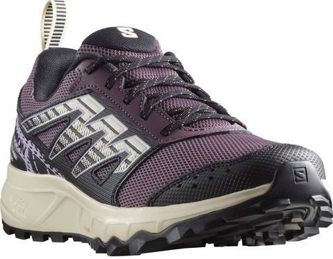 Trailrunning schoen Salomon Women Wander Moonscape Black Pastel Lilac-Schoenmaat 36