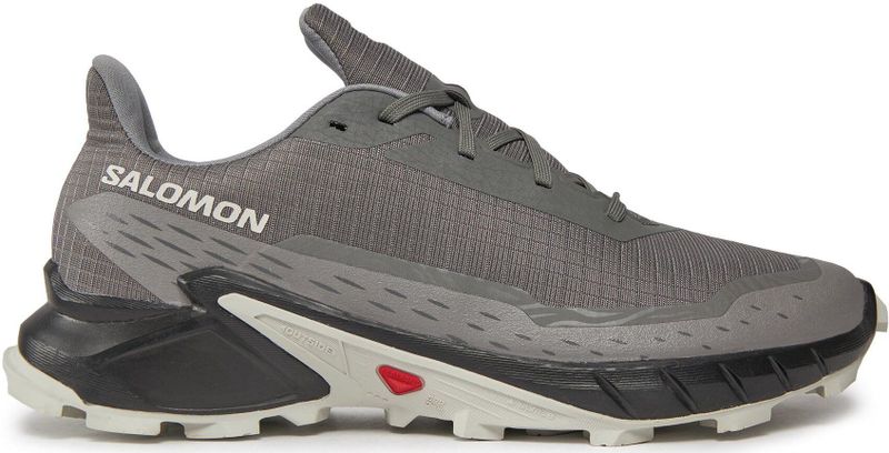 SALOMON Alphacross 5 - Hardloopschoenen - Pewter Black Ghost Gray - Rubberen Zool
