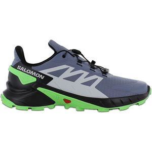 Salomon - Supercross 4 - Trailrunning Schoen - Flint Stone Black Green Gecko