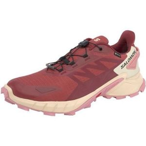 Salomon Supercross 4 Goretex Trail Running Shoes Rood EU 41 1/3 Vrouw