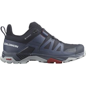 Salomon - Heren wandelschoenen - X Ultra 4 Gtx Carbon/Bering Sea/Pearl Blue voor Heren - Maat 10,5 UK - Grijs