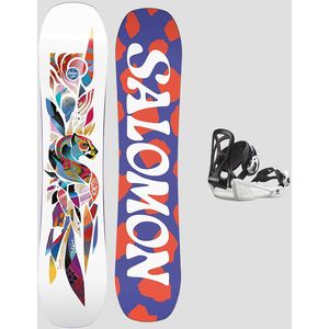 Salomon Grace+Goodtime Black Xs 2024 Snowboard set