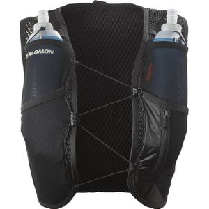 Salomon - Active Skin 4 - Hydratatietas - Zwart - 4 Liter - Inclusief Flesjes