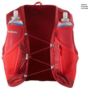 Salomon - Trail / Running rugzakken en riemen - Active Skin 12 Set Red Dahlia/High Risk Red voor Unisex - Maat M - Rood