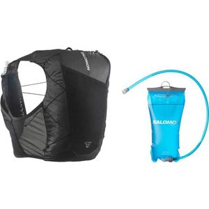 salomon active skin 12 unisex hydratatietas  1 5l waterzak zwart