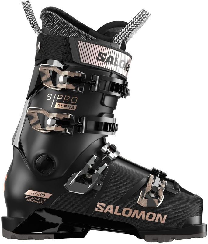Salomon S/Pro Alpha 90 Dames Skischoenen - Black/Black