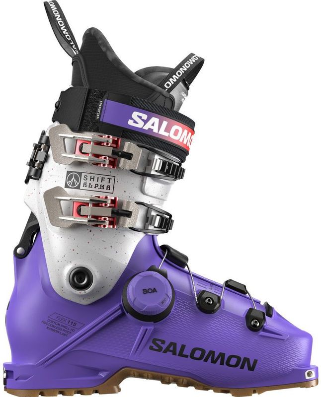 Salomon - Shift Alpha Boa 115 W - Skischoenen - Ultra Violet/Black/Black