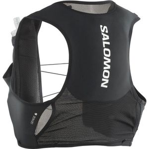 Salomon - Sense Pro 6 - Drinkvest - Zwart - Lichtgewicht - Inclusief 2 Flessen
