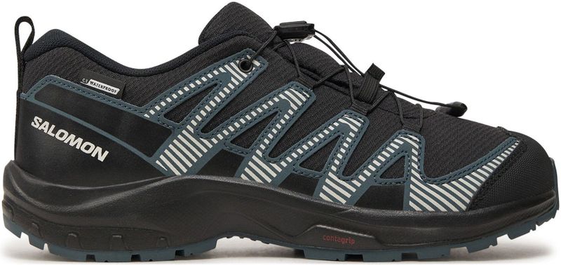 Salomon - Xa Pro V8 Clima Wp - Trailschoenen - Zwart - Waterdicht - Kindermaat