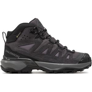 Salomon - X ULTRA 360 LEATHER MID GORE-TEX - Wandelschoenen - Zwart - Leer