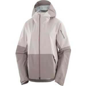 Salomon - Outerpath 2.5L Jacket - Dames - Beige - Waterdicht en Ademend