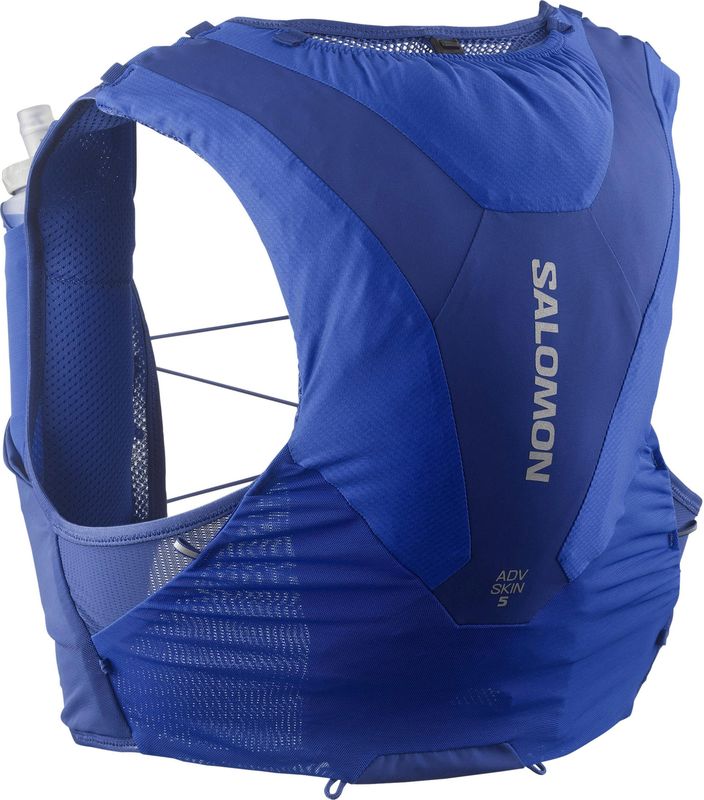 Salomon - Adv Skin 5 - Hydratatie Jas - Blauw - Unisex - Inclusief Flesjes