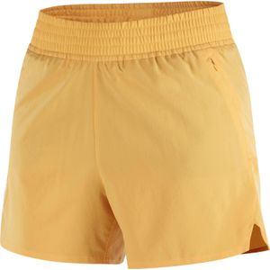 Salomon Womens SHKout Core 4 Hardloopshort (Dames |beige)