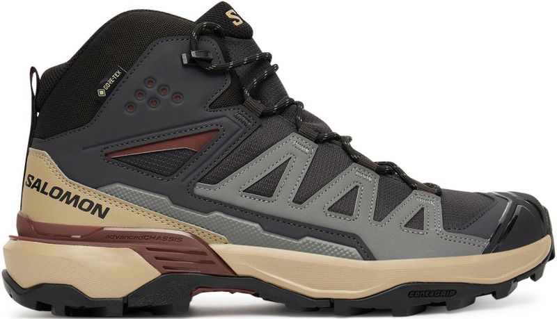 Salomon - X Ultra 360 Mid Goretex - Wandelschoenen - Zwart - Waterdicht - Gerecycled Materiaal