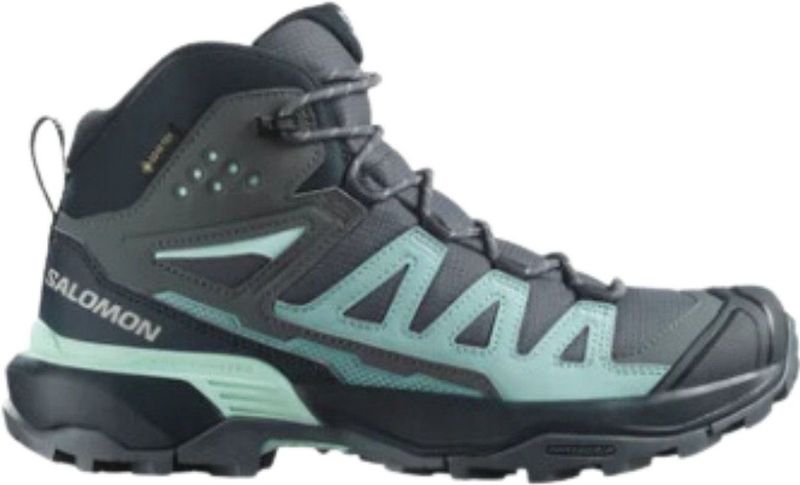 Salomon X Ultra 360 Mid GTX Wandelschoenen Dames - Grijs Blauw