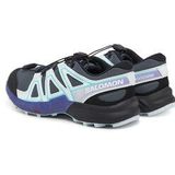 Salomon - Kid's Speedcross - Trailrunningschoenen - Grijs - Stootrand Zonder Membraan Snelvetersluiting Spikes