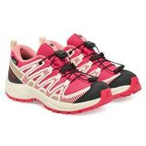 SALOMON XA PRO V8 WATERPROOF Wandelschoenen, uniseks, kinderen, Rood / Vanilla Ice / Flamingo Roze, 34 EU