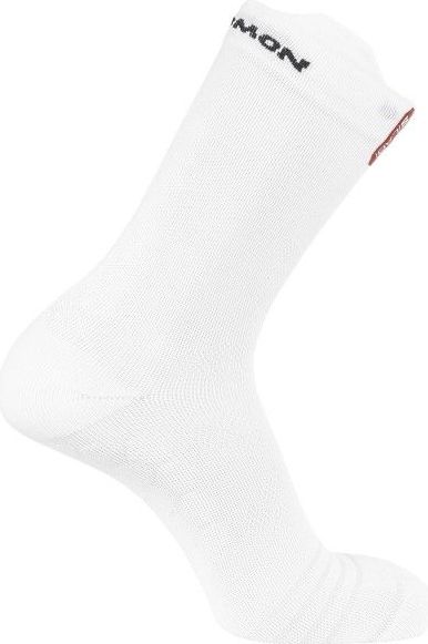 Salomon - S Lab Glide Crew - Sokken - Wit - Rood