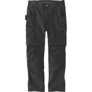 Carhartt Cargobroek voor heren van robuust en flexibel staal, casual fit, zwart.