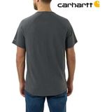 Carhartt - Force Relaxed Fit - T-shirt - Grijs - Midweight Block Logo Graphic