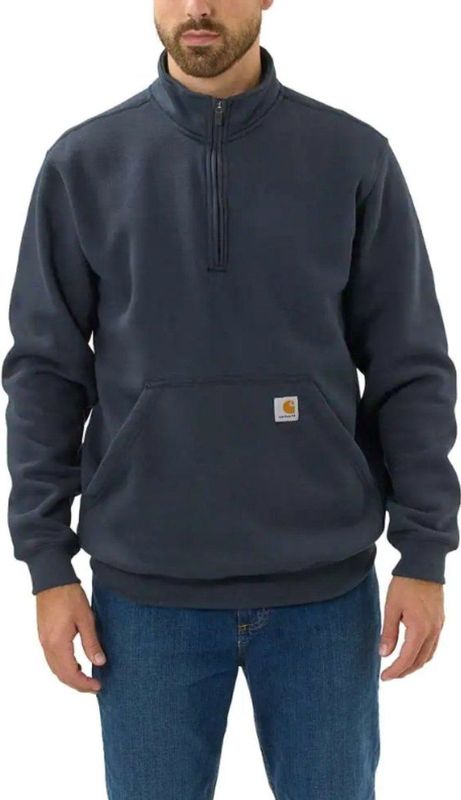 Carhartt Quarter-Zip New Navy Sweatshirt Heren