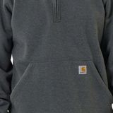 Carhartt Quarter-Zip Carbon Heather Sweatshirt Heren