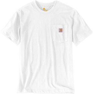 Carhartt K87 Pocket Short Sleeve White T-Shirt Heren