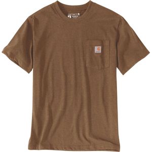 Carhartt K87 Pocket S S T-Shirt Oiled Walnut Heather