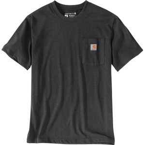 Carhartt K87 Pocket Short Sleeve Carbon Heather T-Shirt Heren