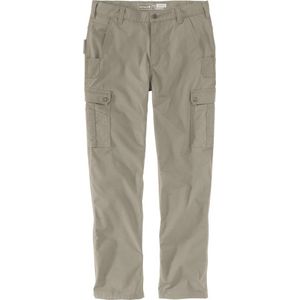 Carhartt Rugged Flex Relaxed Fit Ripstop Cargo Work Utility Pants voor heren, grijsbeige, 38W x 32L