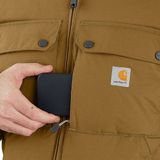 Carhartt - Montana - Winterjas - Oak Brown - 100% Nylon - Waterafstotend
