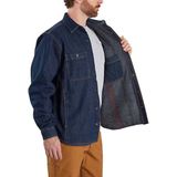 Carhartt Denim Fleece Lined Snap-Front Glacier Shirt