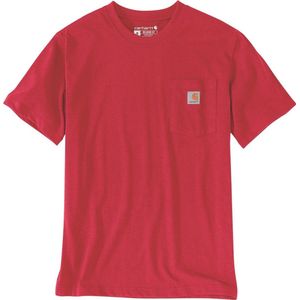 Carhartt K87 Pocket S S T-Shirt Fire Red Heather