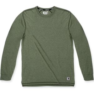 Carhartt - Longsleeve - Chive Heather - SoftCool Clean - Relaxte Pasvorm