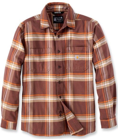 Carhartt - Flannel L/S Plaid - Overhemd - Chestnut - Katoen