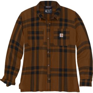Carhartt - Midweight Flannel Shirt - Bruin Heather - Dames