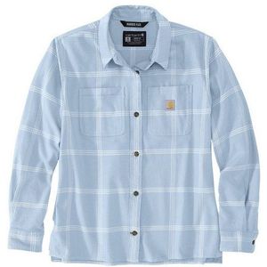 Carhartt Damen Hemd Midweight Flannel L S Plaid Shirt Neptune
