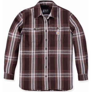 Carhartt - Twill L/S Plaid Shirt - Shirt - Blauw - Katoen