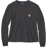 Carhartt Lightweight Pocket T-shirt Met Lange Mouwen Zwart