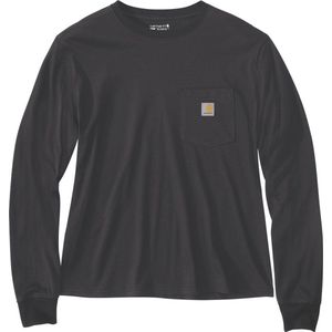 Carhartt Lightweight Pocket T-shirt Met Lange Mouwen Zwart