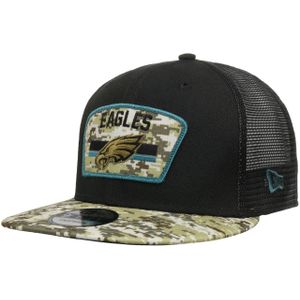 9Fifty Salute to Service Eagles Pet by New Era Trucker caps