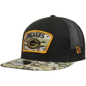 9Fifty Salute to Service Packers Pet by New Era Trucker caps