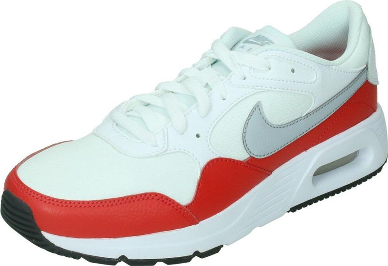 Nike - Air Max SC - Sneakers - Wit - Leer - Rode Details
