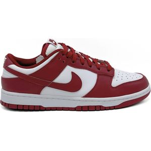 Nike - Dunk Low - Sneakers - Team Red - Leer