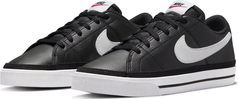 Nike - Court Legacy Next Nature - Sneakers - Zwart Wit Volt Team Oranje